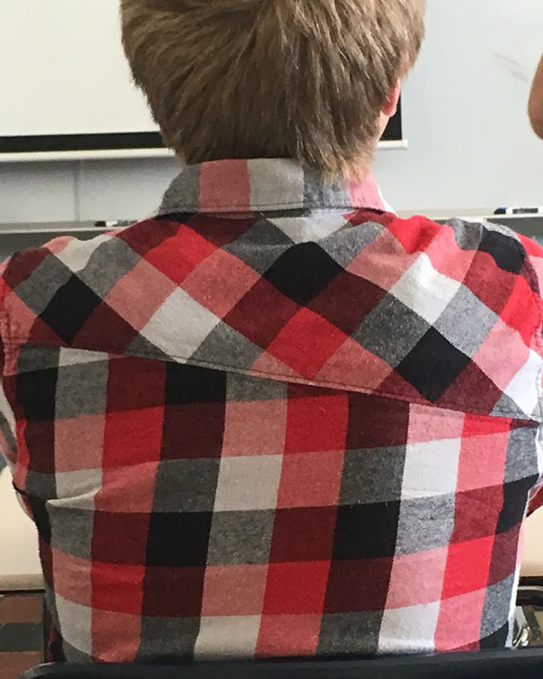 The Seam On This Shirt Isn't Straight