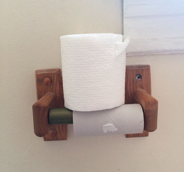 How My Wife Changes The Toilet Paper Roll