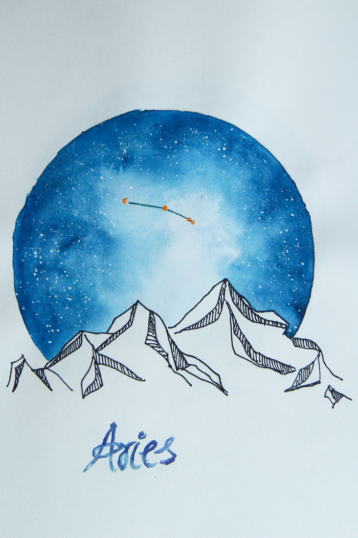 I Painted Zodiac Sign Constellations I Painted Zodiac Sign Constellations