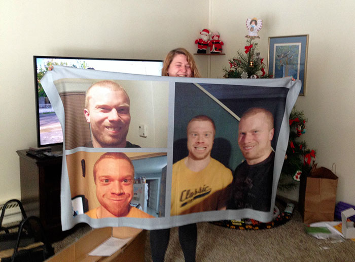 My Sister Wanted A Blanket For Christmas. My Brother And I Delivered