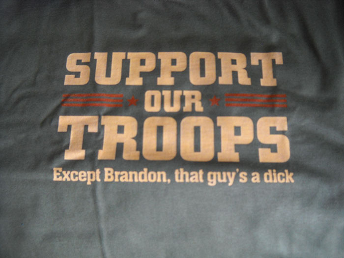 I Got This Shirt To Support My Brother, Who Is Bravely Serving In The Armed Forces