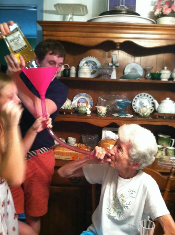 I See Your Grandma Ready To Party, And I Raise You My Grandma Partying Harder