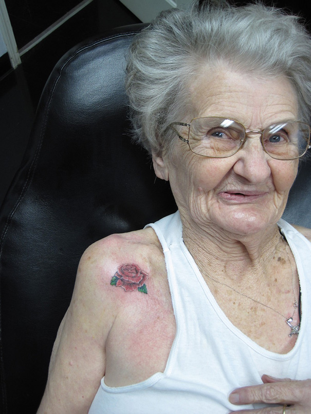 Grandma Got A Tattoo On Her 88th Birthday