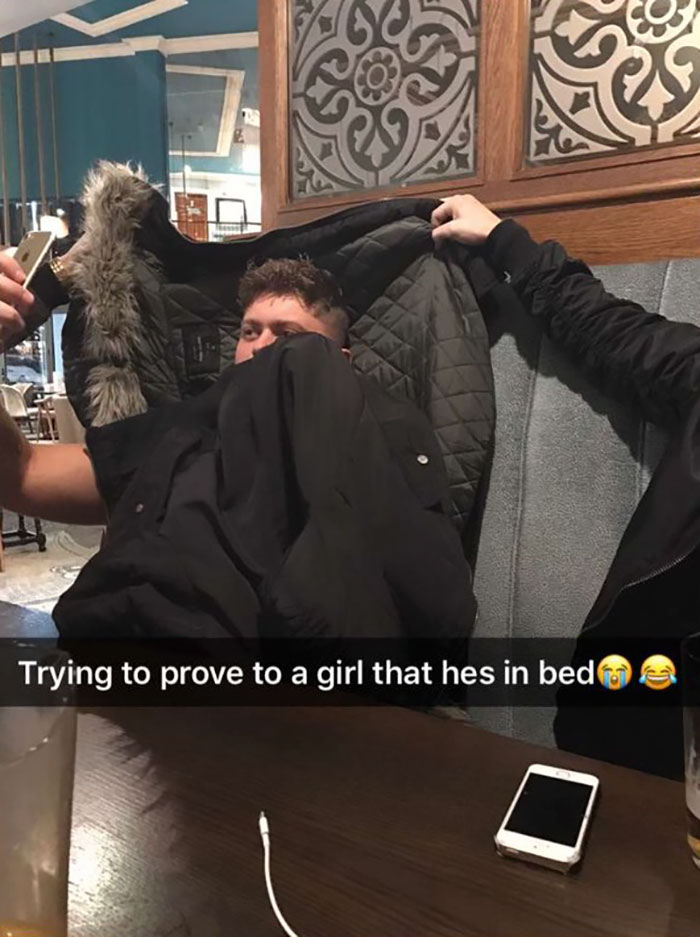 Boyfriend Tricks His Girlfriend Into Thinking He Was In Bed When He Was Actually In The Pub