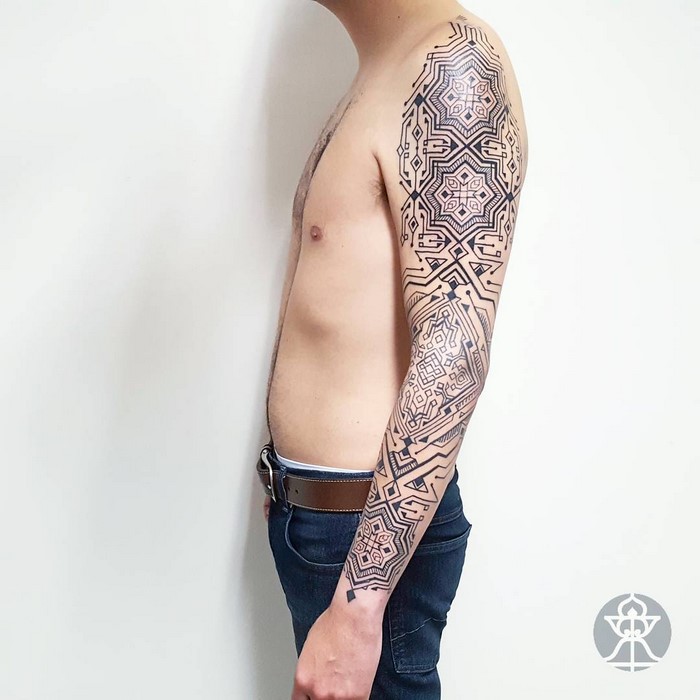 Tattoos Inspired By Amazonian Tribes