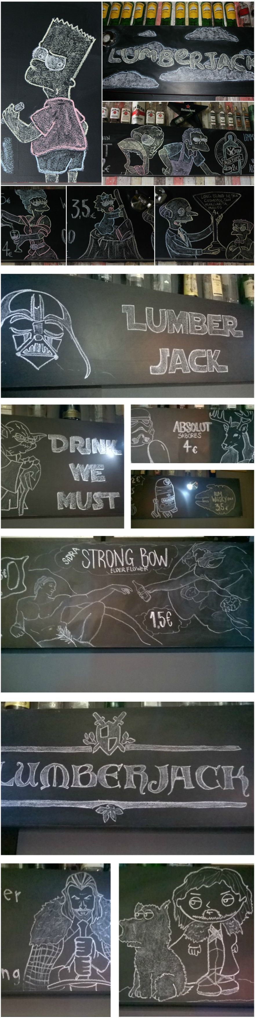 A Local Pub In My Hometown Has Some Incredible Chalkboard Art