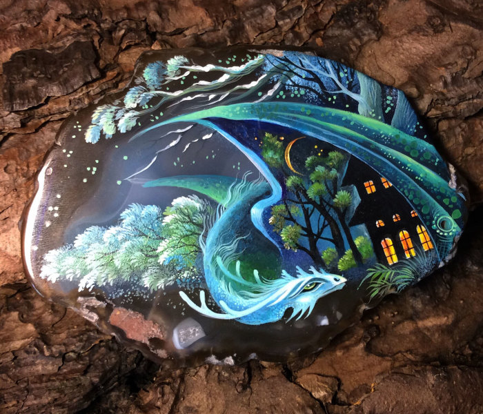 I Paint Dragons, The Ancient Keepers Of Our Dreams On Stones