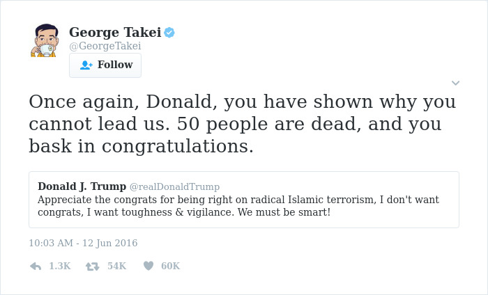 George Takei Comebacks
