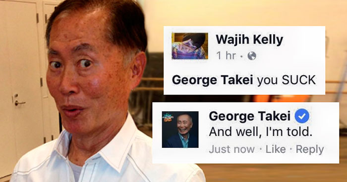 28 Of The Most Savage Comebacks By George Takei