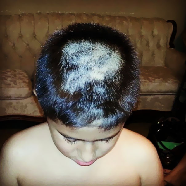 My Boyfriend's Little Brother Cut His Own Hair