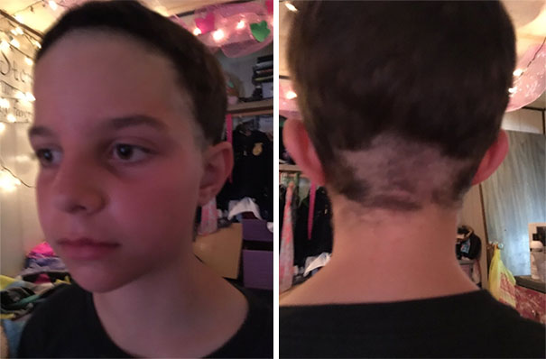 My Brother Cut His Own Hair Last Night