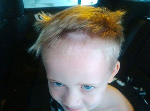Little Cousin Went And Cut His Own Hair