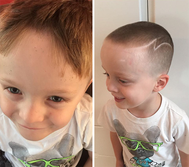 Cut His Own Hair