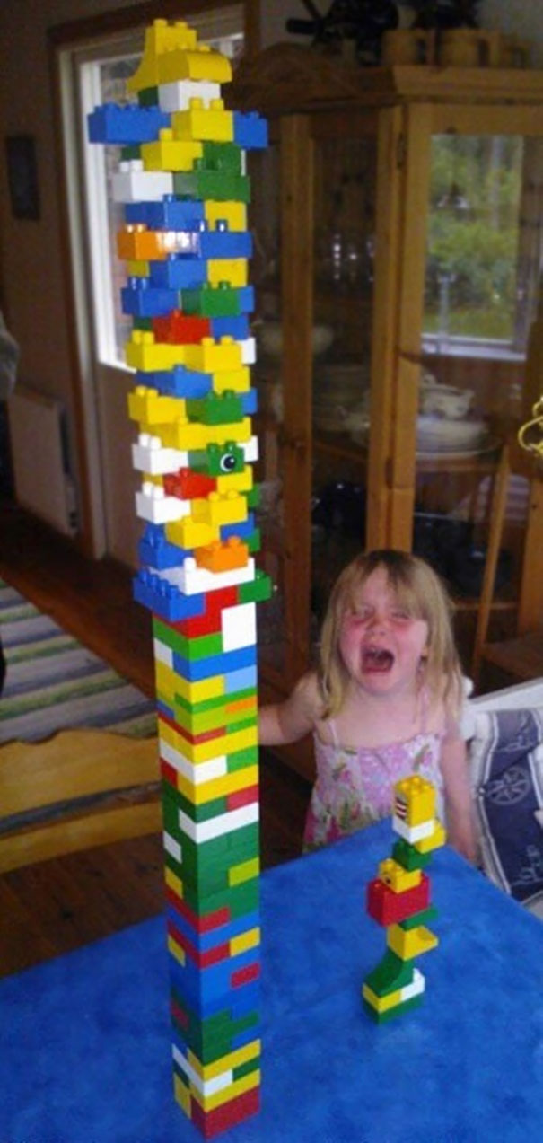 Well, Don't Say You Want A Lego Tower Tournament If You Can't Handle Loosing...