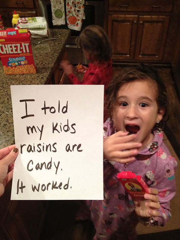 I Told My Kids Raisins Are Candy. It Worked