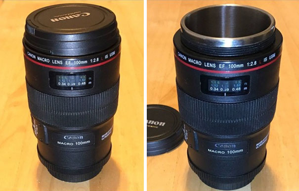 I Opened A Christmas Gift From My Parents And Found An $800.oo Professional Camera Lens. I Opened The Lens And Found Out It Was A Novelty Drink Tumbler They Found For 45 Cents At A Runmage Sale