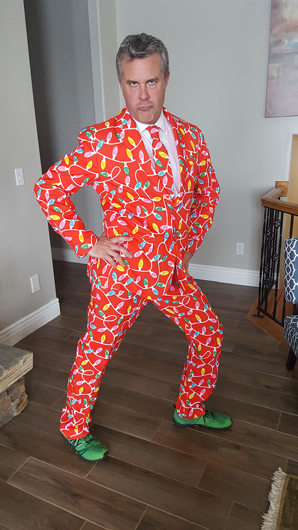 My Dad Is An Ob/Gyn, And Was On-Call For Christmas. This Is How He Went To Round On Patients This Morning