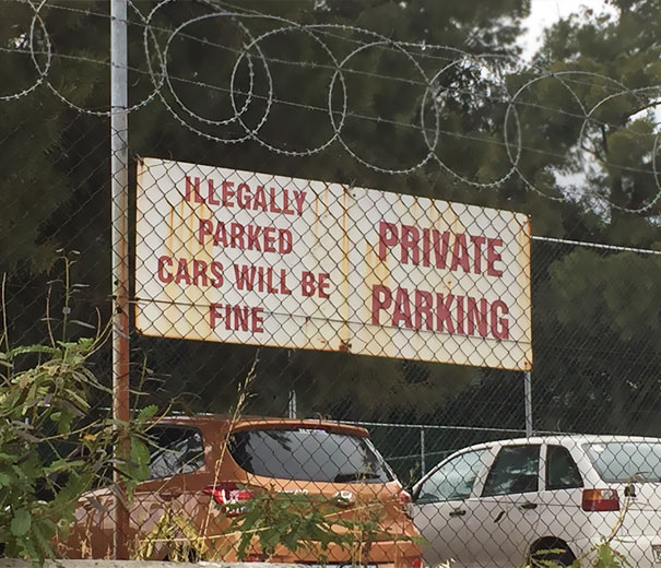 Oh, Good, I'll Just Park Illegally Then