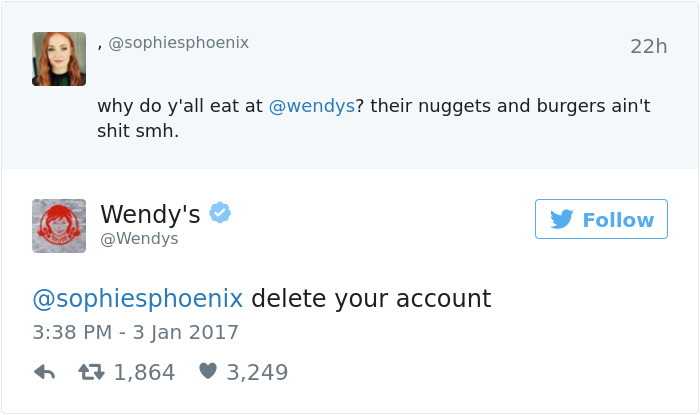 Advice From Wendy's