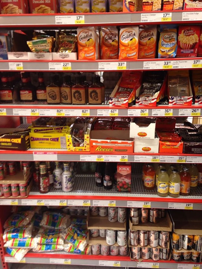 In Sweden They Have An American Food Section
