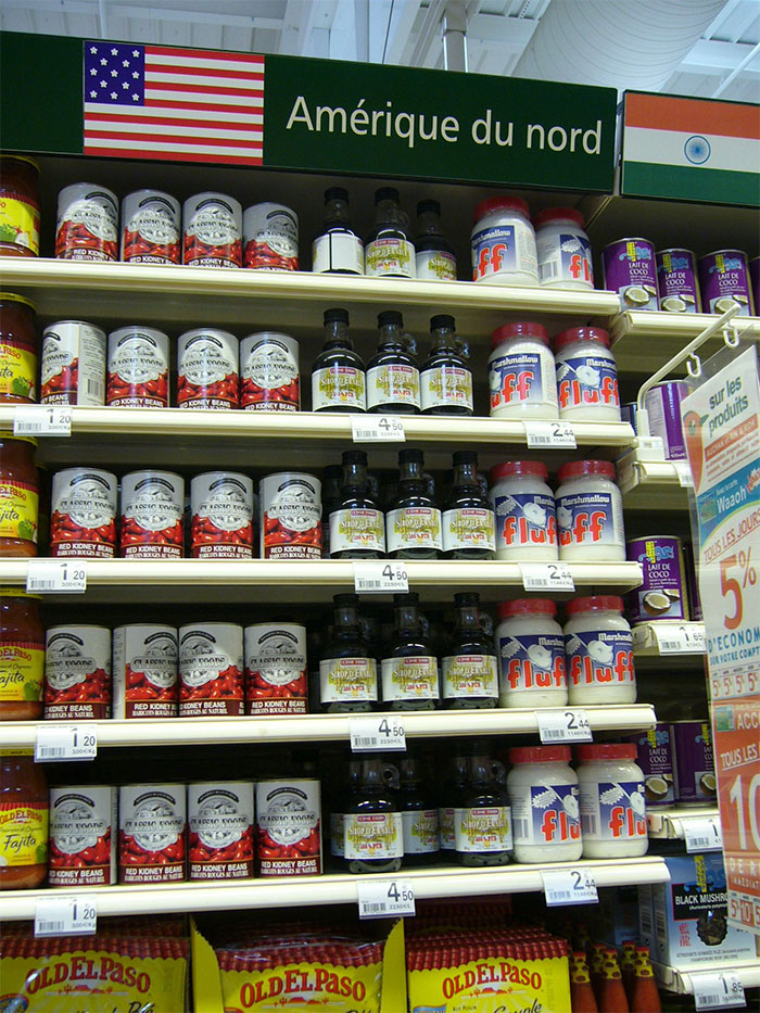 What The Us Food Section Looks Like In France