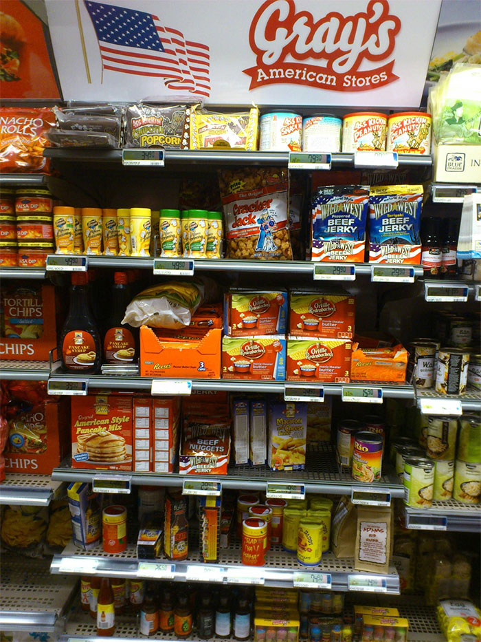 We Have A Special Shelf For American Food In Most Swedish Supermarkets. It's Disgustingly Delicious.