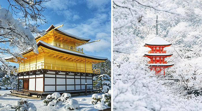 Rare Heavy Snowfall Turns Kyoto Into Winter Wonderland, And The Photos Look Absolutely Magical