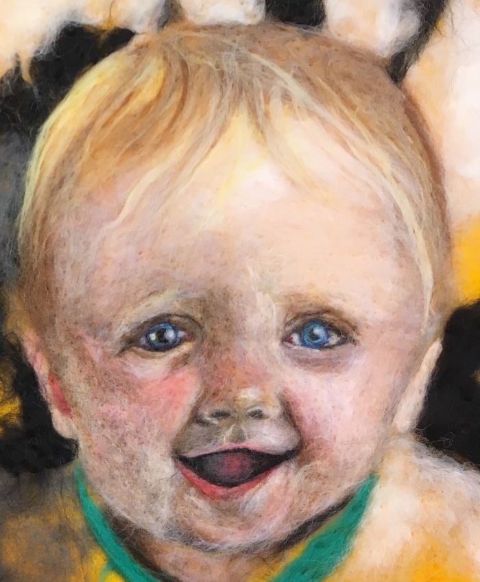 Amazing Portraits Painted With Wool