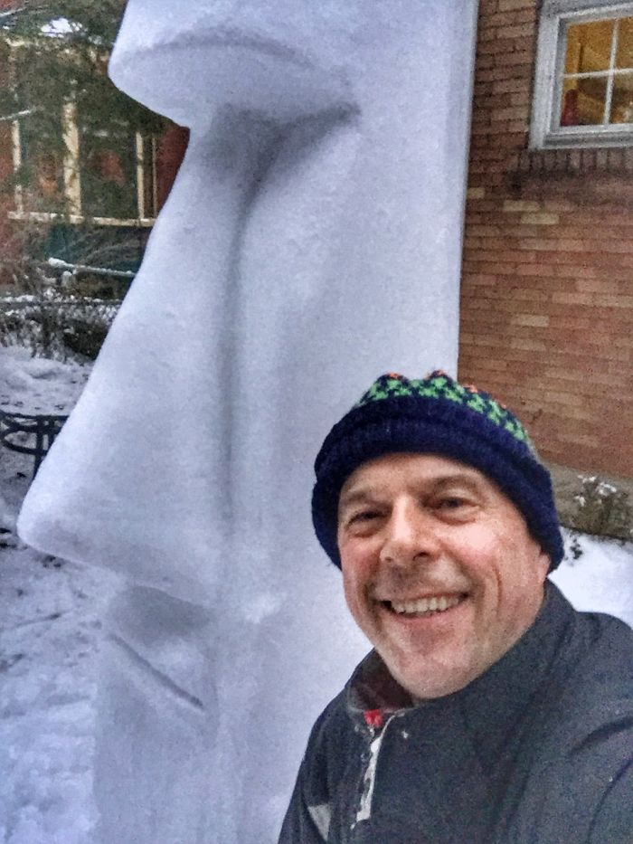 How To Make A Giant 8' Snow Sculpture