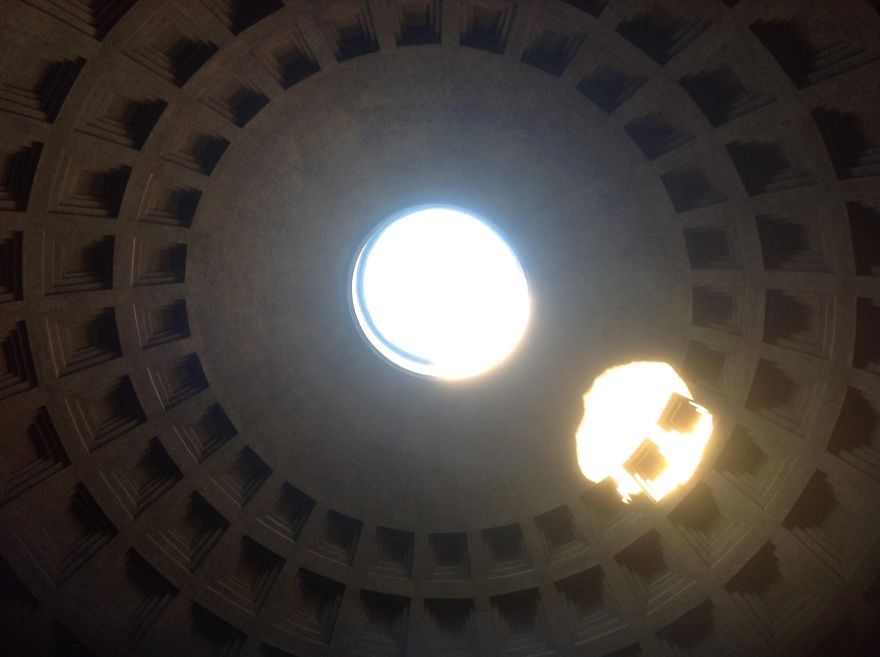 Light And Death At Pantheon, Rome.