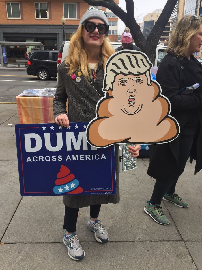 Some Signs From The Women's March Yesterday