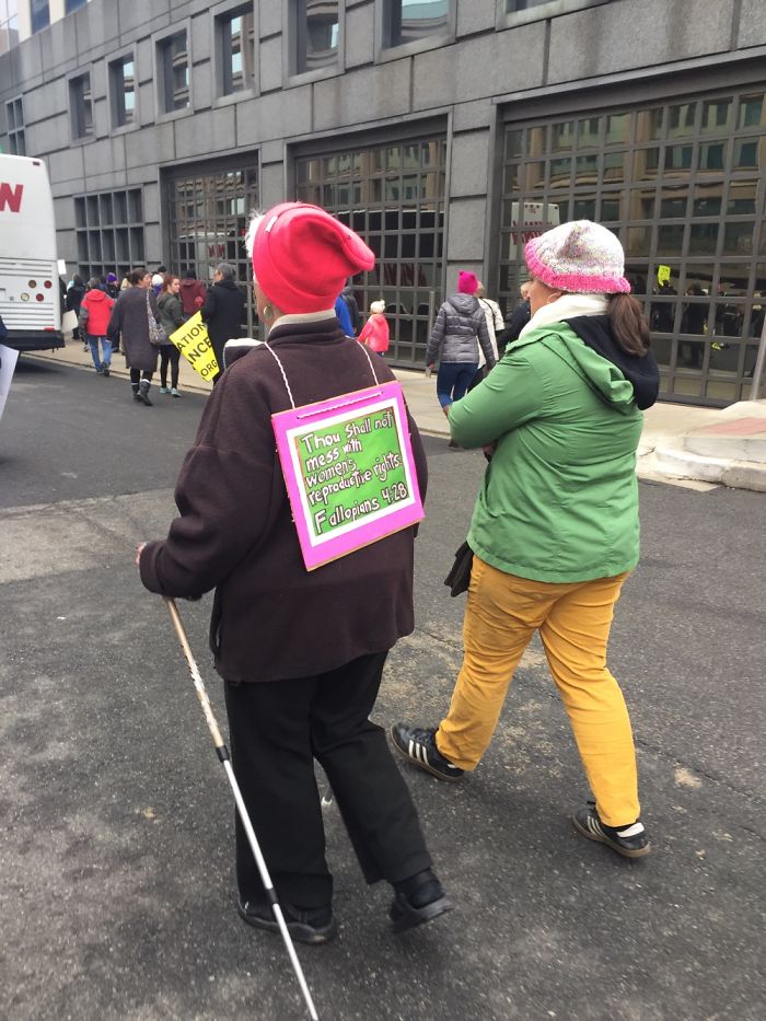 Some Signs From The Women's March Yesterday