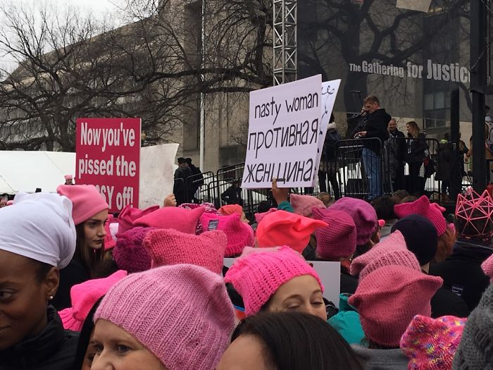 3 Great Banners Seen At Women's March On Washington