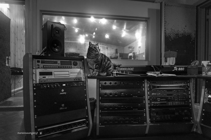 Athena At The Recording Studio