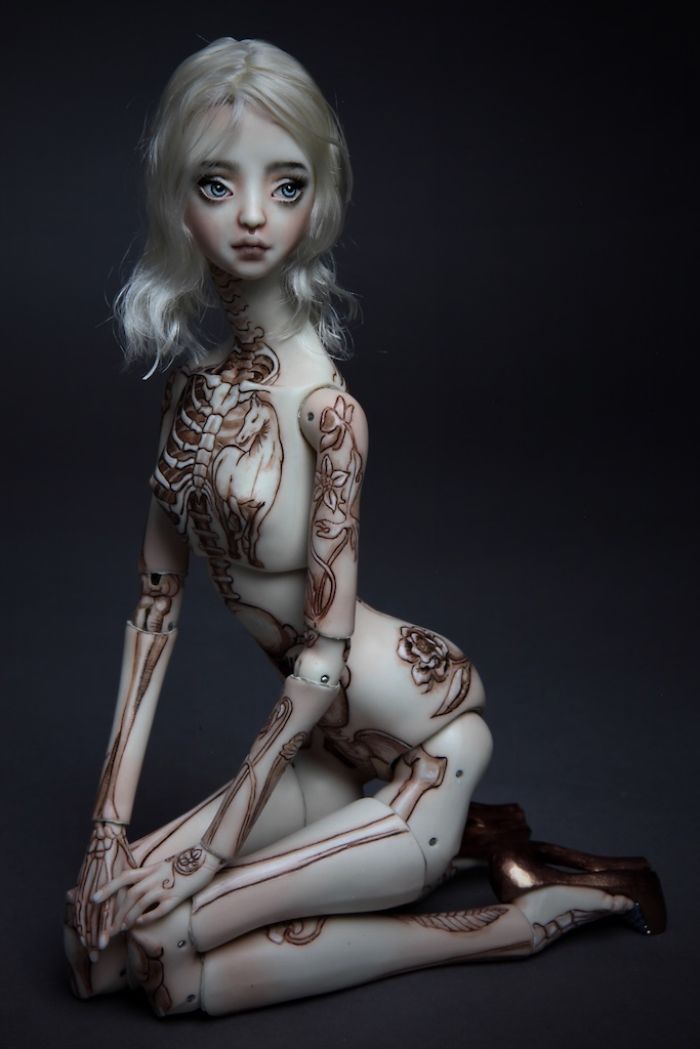 Hand Made Doll Inspired By Da'vinci