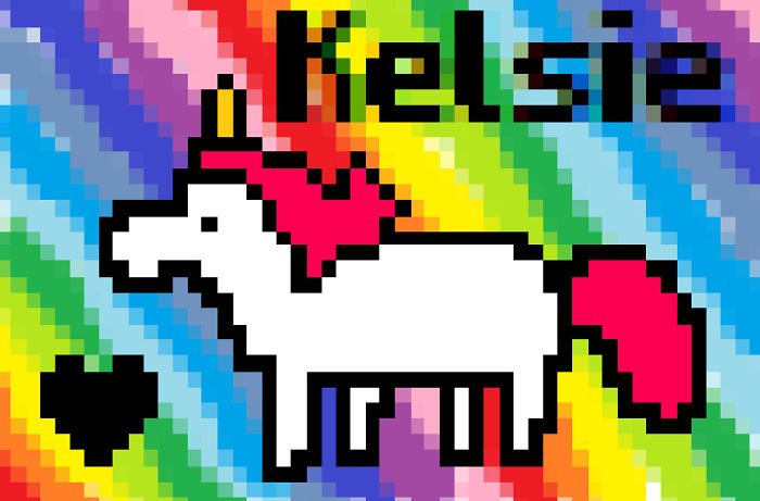 Pixel Kelsiecorn!
