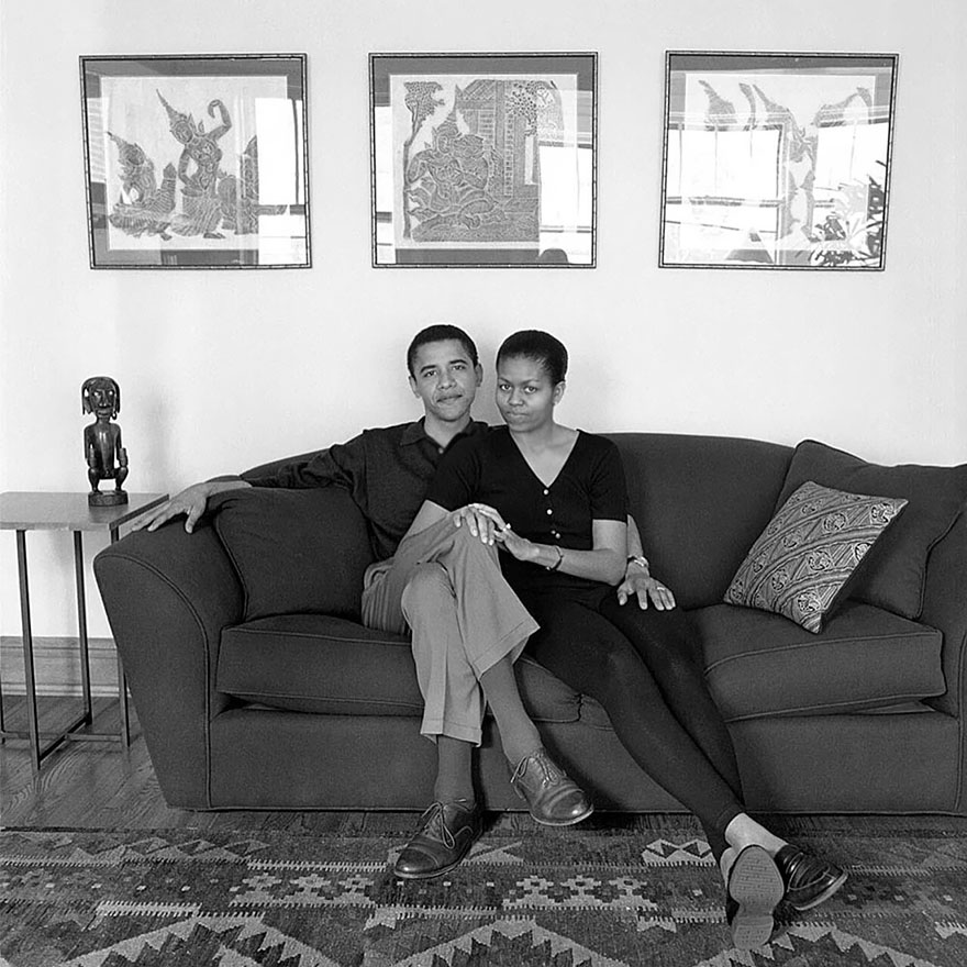 Barack And Michelle Obama, May 26, 1996