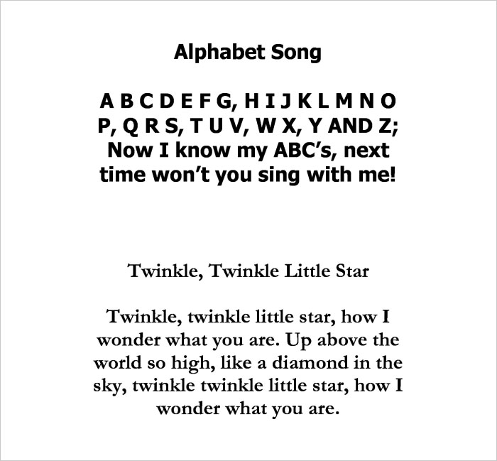 Abc Song And Twinkle, Twinkle Little Star Have The Same Tune