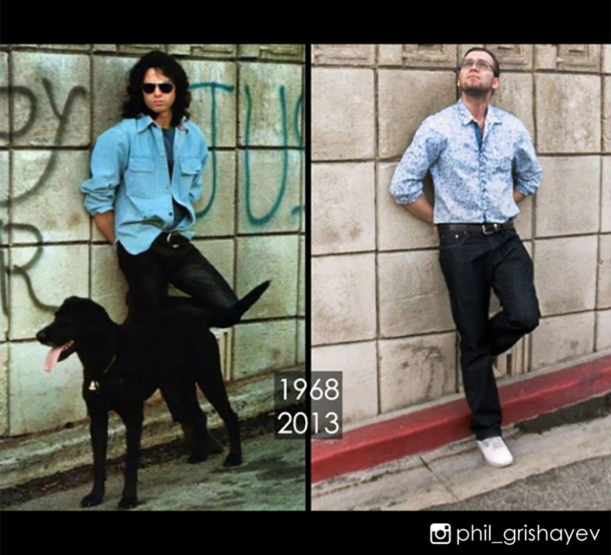 Guy Recreates Iconic Photo Shoots