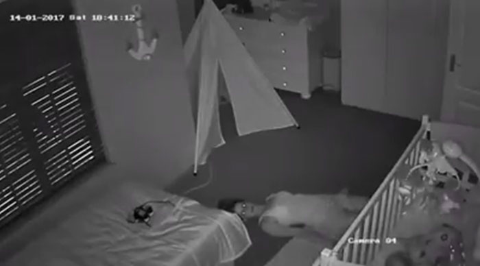 Baby Cam Captures Mom Quietly Sneaking Out Of Son’s Nursery, And It’s All Of Us