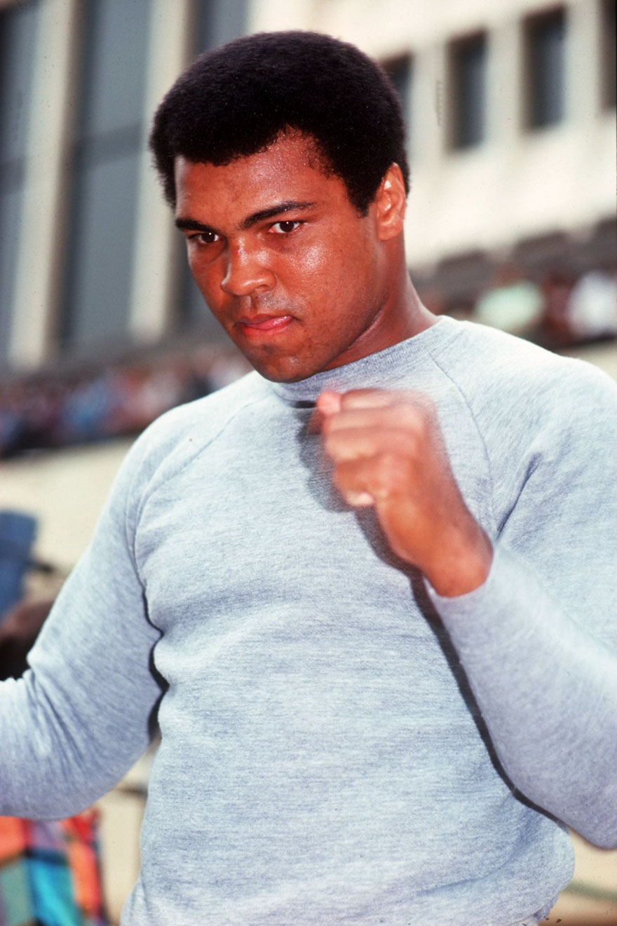 Muhammad Ali During A Training Session