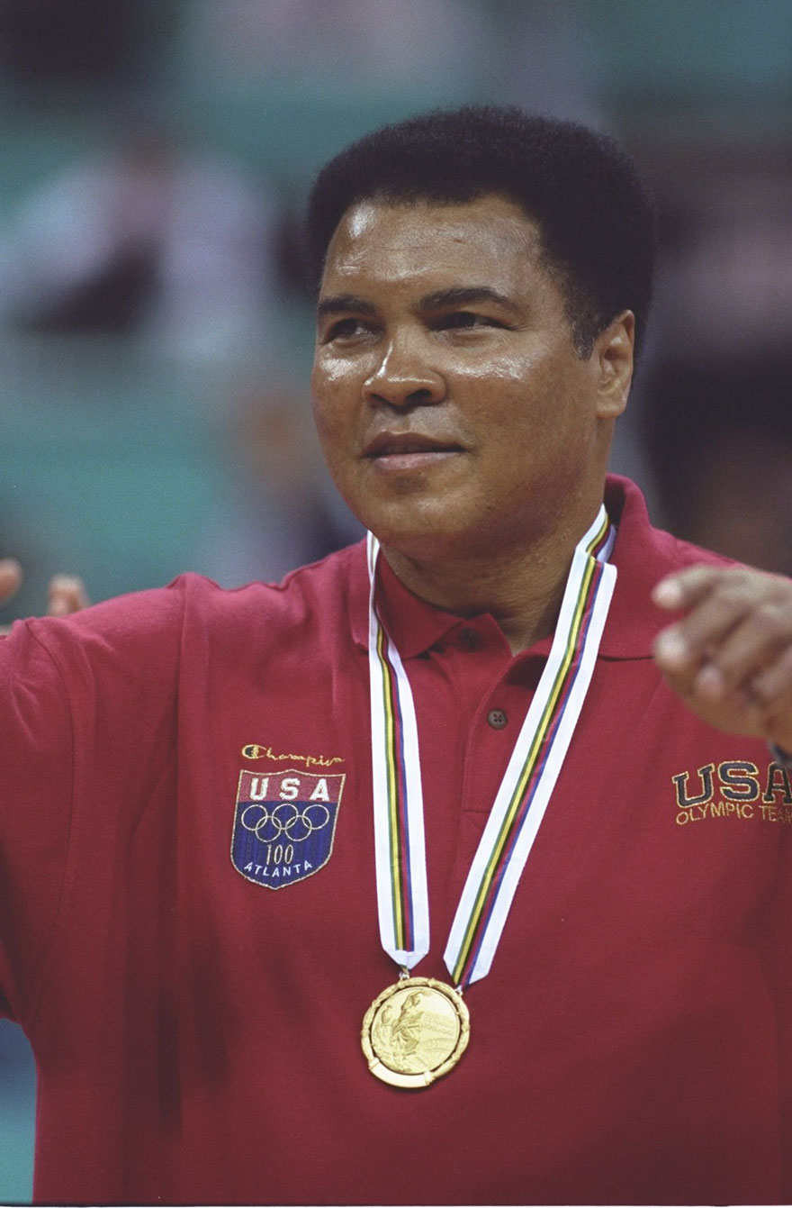 Muhammad Ali Receives A Replacement Gold Medal For One He Lost Many Years Ago At The 1996 Centennial Olympic Games In Atlanta, Georgia