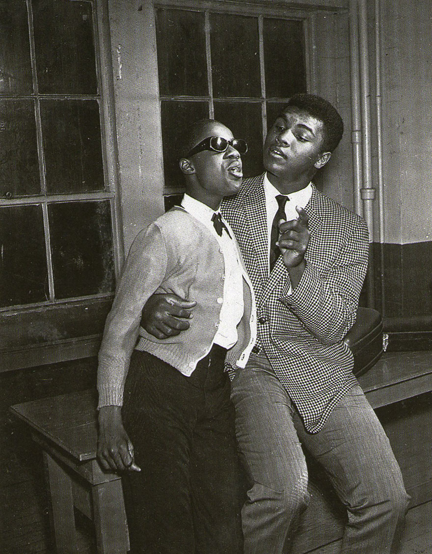 Muhammad Ali With Stevie Wonder