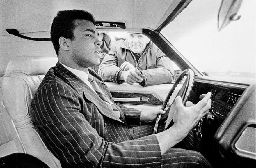 On The Drive Down To The Fight, Ali Was Speeding. When He Was Pulled Over, The Policeman Didn't Recognize Him. 'I'm The Champ,' Ali Reportedly Said. The Policeman Let Him Go With A Warning. February 1970