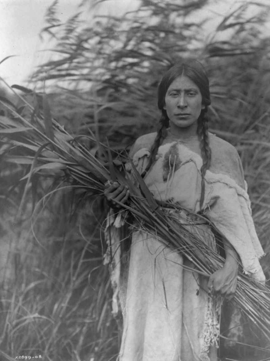 Indian Woman Holding Rushes, 1908