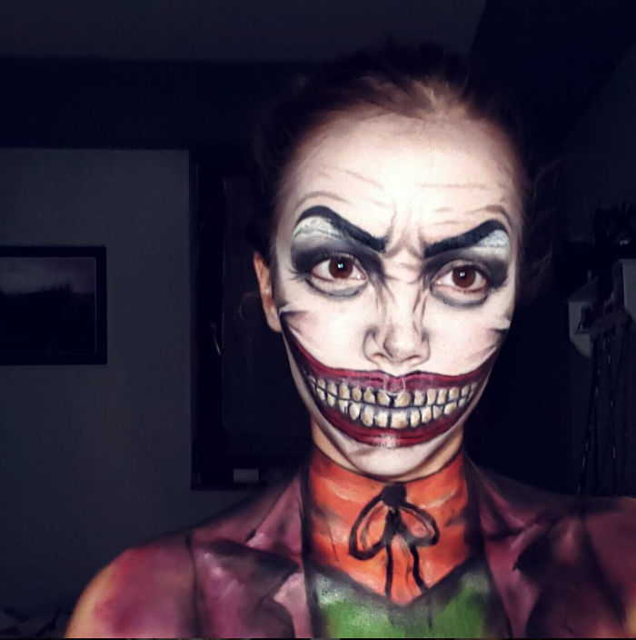 I Turn Myself Into Different Characters Using Body Paint
