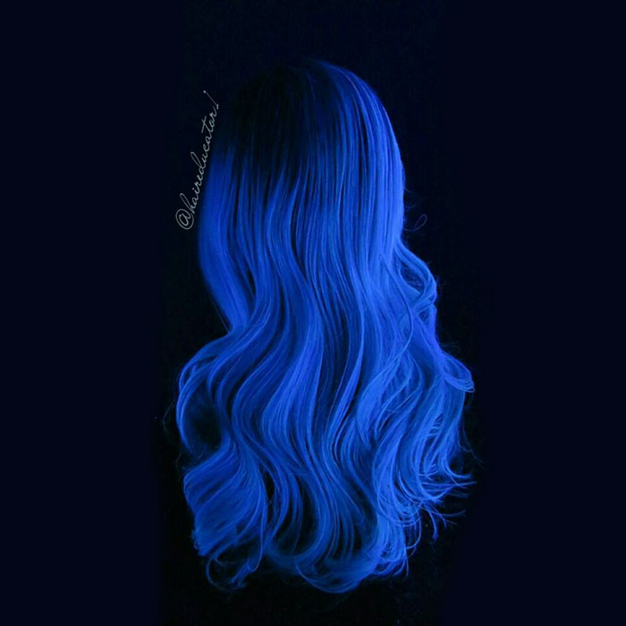 People Are Loving This New Glow-In-The-Dark Hair Trend
