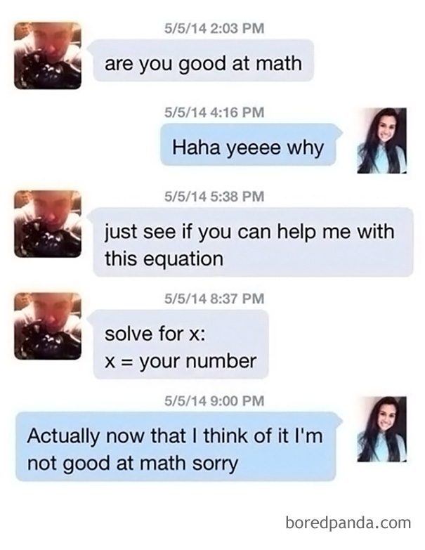 Pick up for lines asking number Pick up