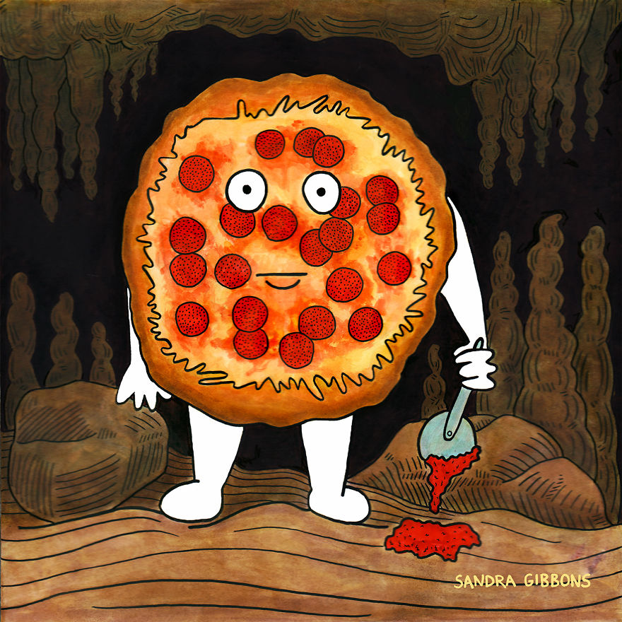I Illustrated What Happens When Snacks Attack