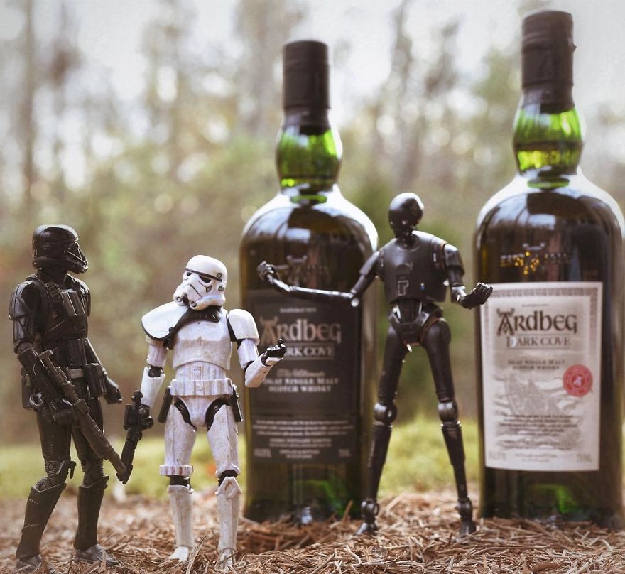Celebrating Rogue One With Star Wars Whisk(e)y Photos.